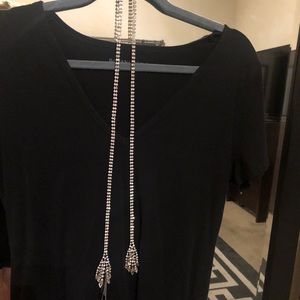 BCBG rhinestone necklace